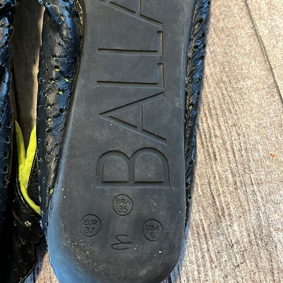 BallaSox By Corso Comp Turquesa Flats Size 6 Neon Yellow and Black - Picture 2 of 3